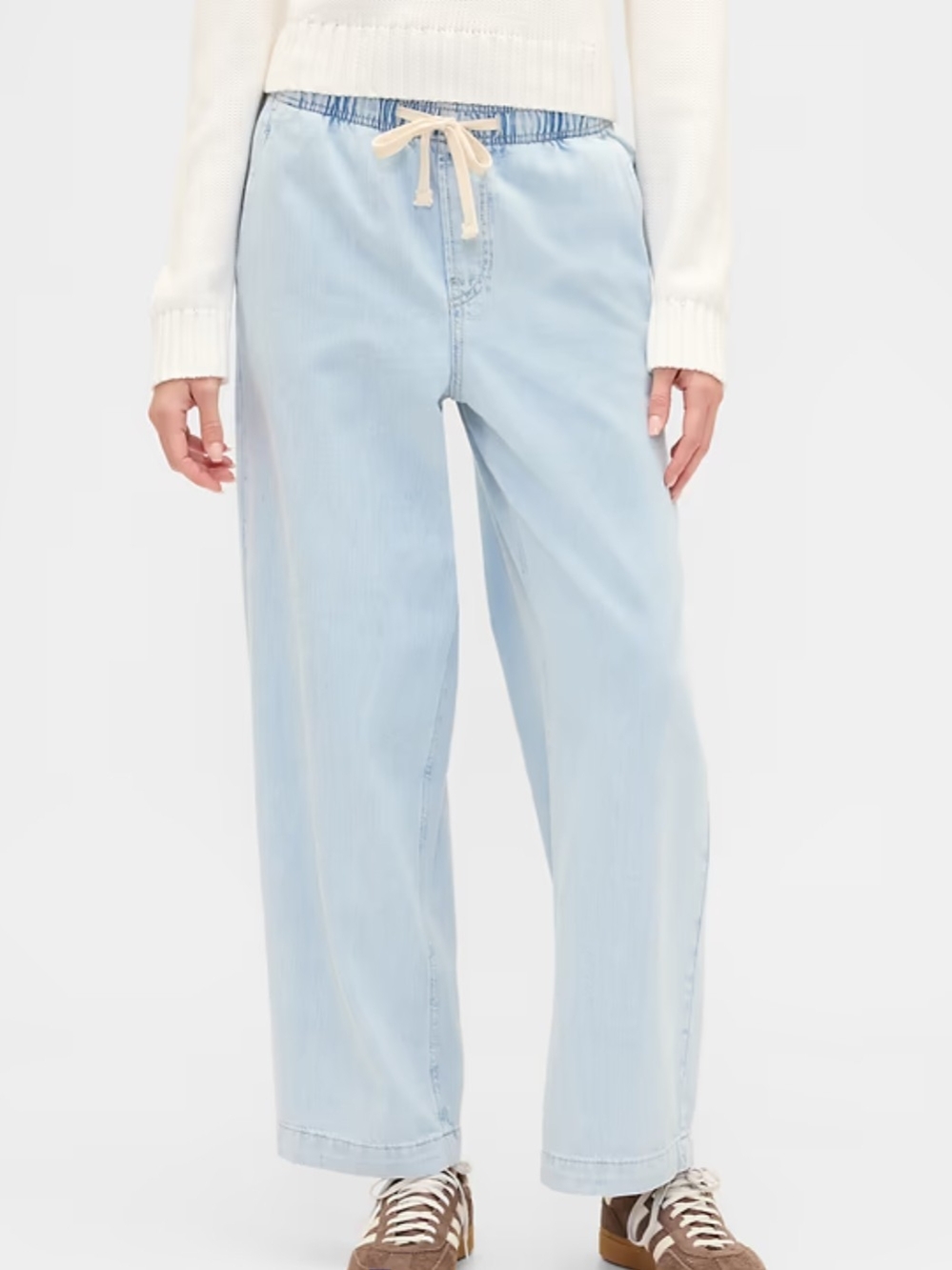 Gap Women's High Rise Wide-Leg Pull-On Jeans